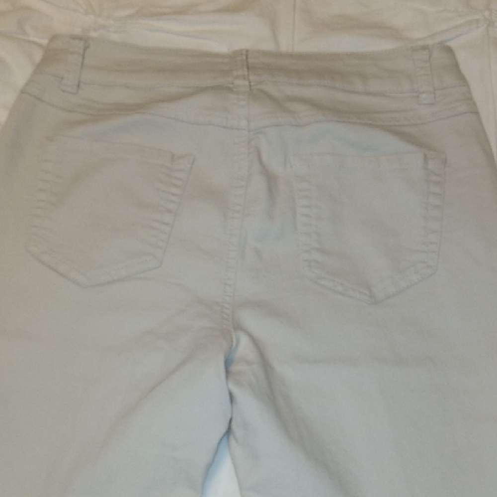 d. jeans Women's Khaki Straight Leg Jeans - Picture 4 of 4